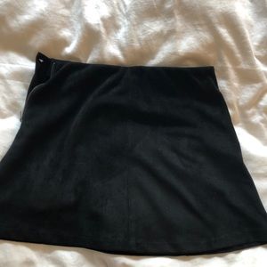 Vintage brandy suede mini skirt